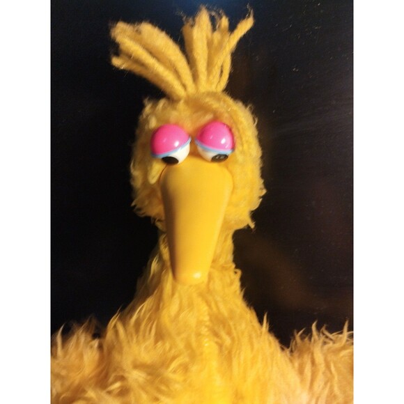 Vintage 24" Child Horizon Sesame Street Big Bird Finger Puppet Plush - Picture 2 of 6